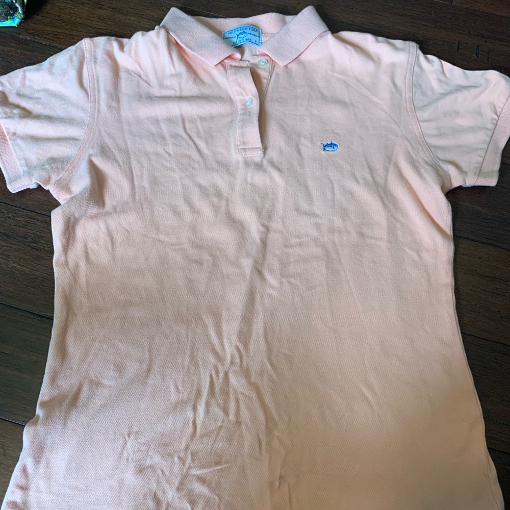 Peach Southern Tide Polo